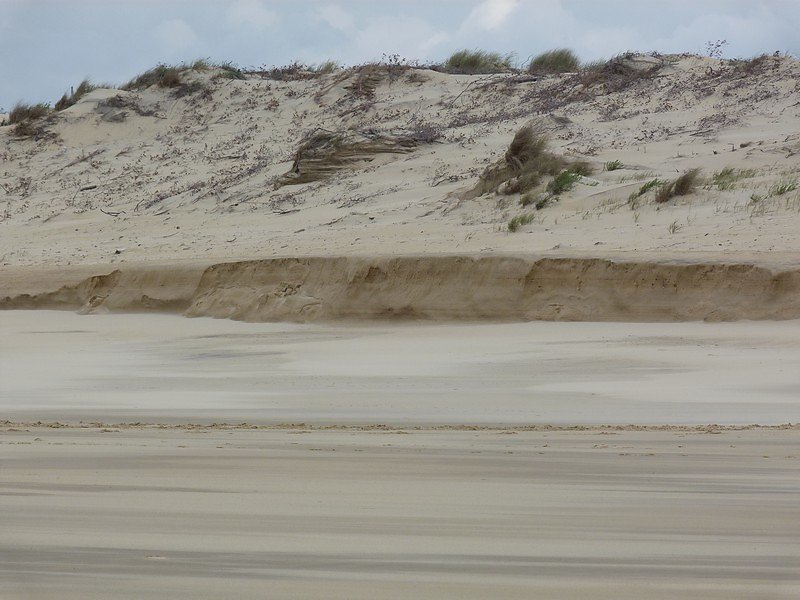 l'érosion des dunes
