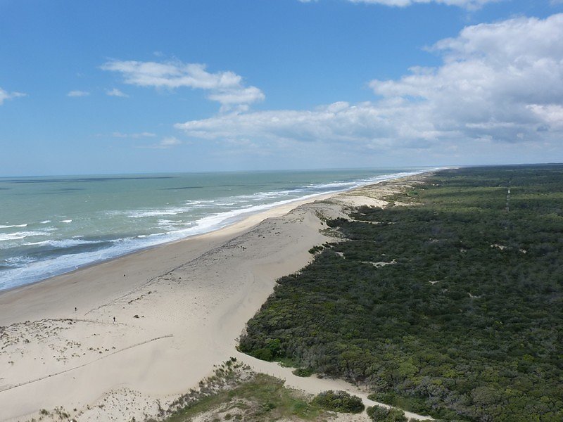 le littoral vu du phare