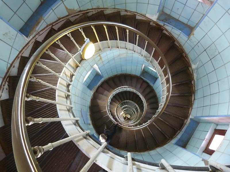 l'escalier du phare de la Coubre