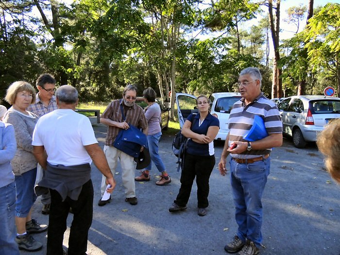 Au retour, Jean_Pierre Boisnard remercie nos guides