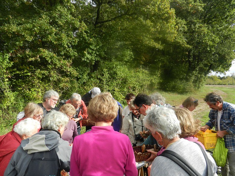 les explications de Guy captent l'attention