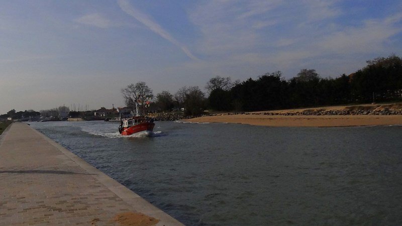 Ce bateau pour nous rappeler que Boyardville est un petit port  pêche