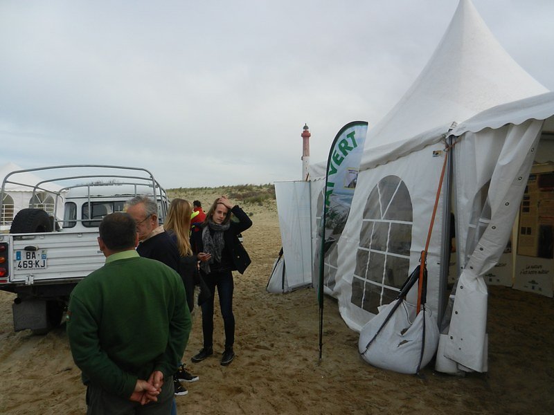 Le stand Natvert signalé par son windflyer