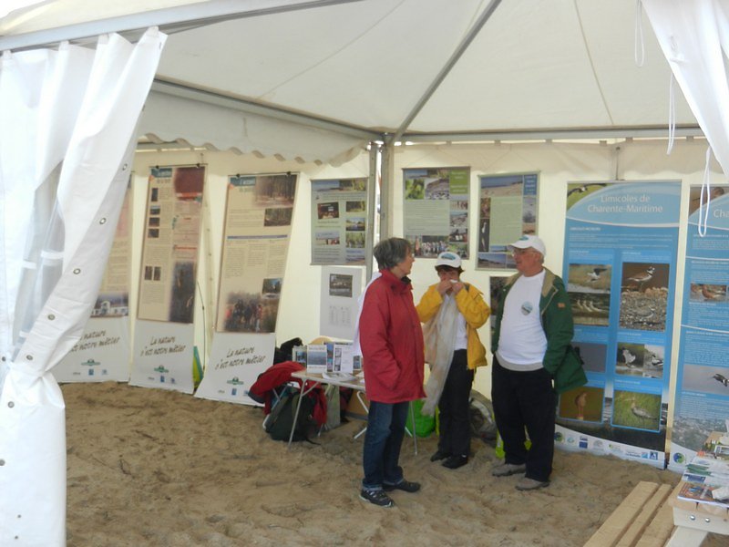 le stand Natvert entre l'ONF et la LPO