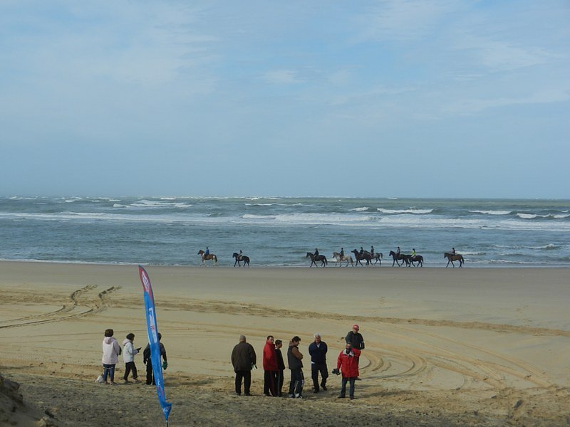 spectacle sur la plage
