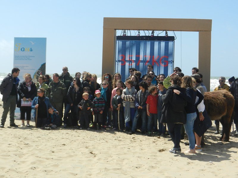 photo de groupe en fin d'après midi