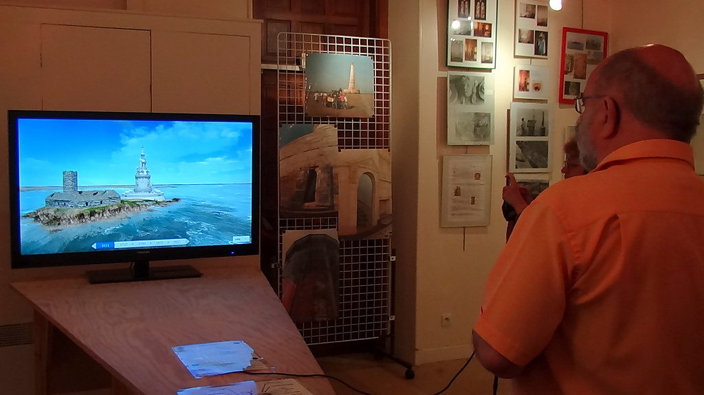 Simulation 3D du phare de Cordouan