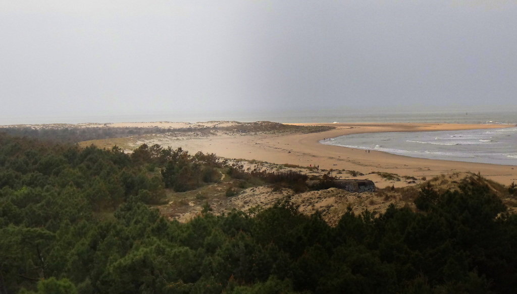 Depuis la plateforme du phare de Grave