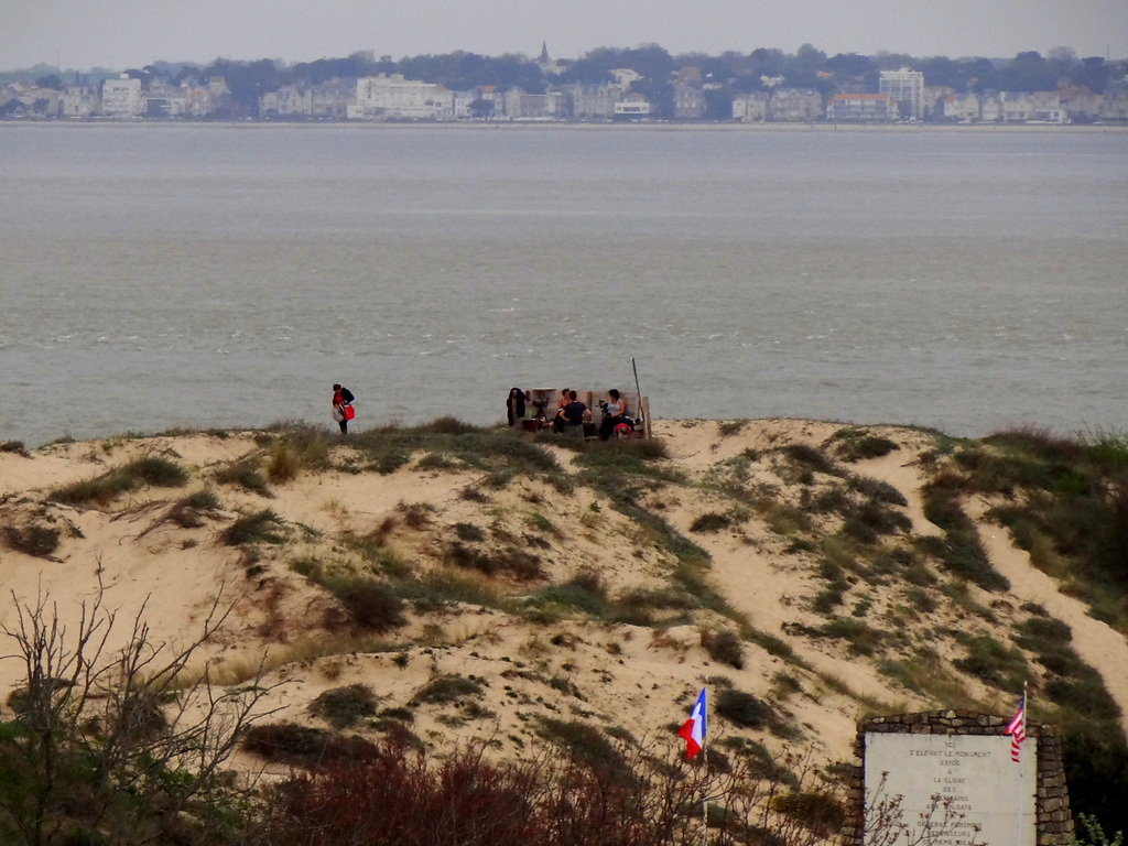 Depuis la plateforme du phare de Grave