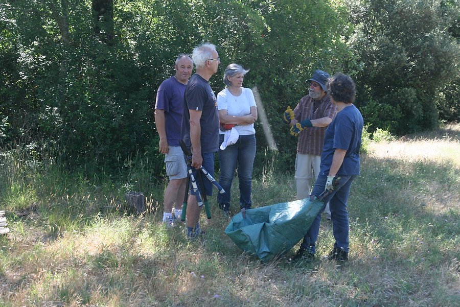 on discute à l'ombre...