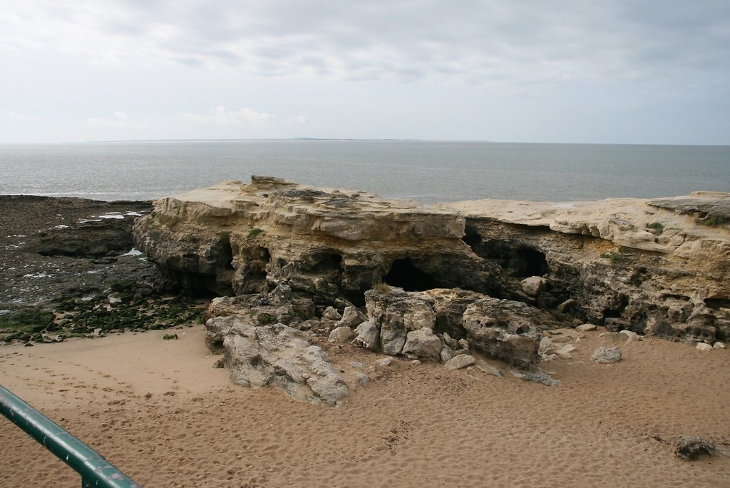 sable et rochers calcaires