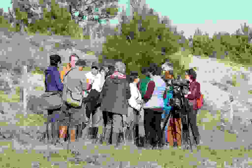 Le groupe toujours attentif