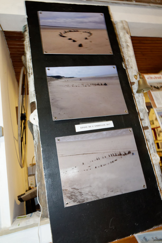 Epaves sur l'estran
