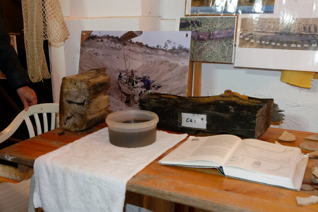 Morceaux de l'épave