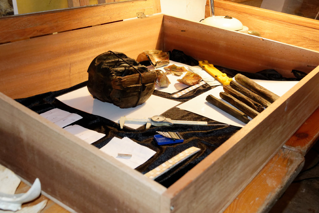 Les pièces qui ont permis de dater l'épave