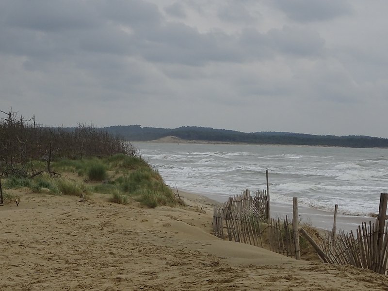 face à l'embellie érosion forte du littoral